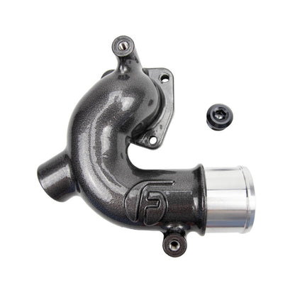 Wehrli 98-18 Cummins WCFab X Fleece Thermostat Housing - Bronze Chrome - WCF100157-BC