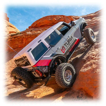 Turn Offroad 21-26 Ford Bronco Hard Top (4 Door) White/Badge Delete & Black Foam Headliner