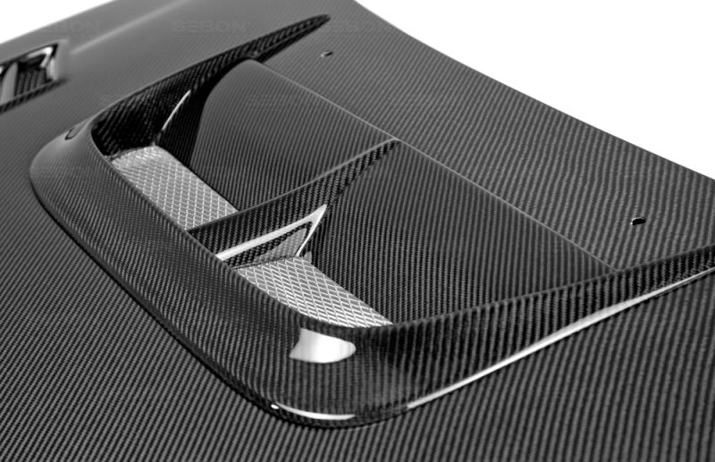 Seibon CW-style carbon fiber hood for 1998-2001 Subaru Impreza - HD9801SBIMP-CW