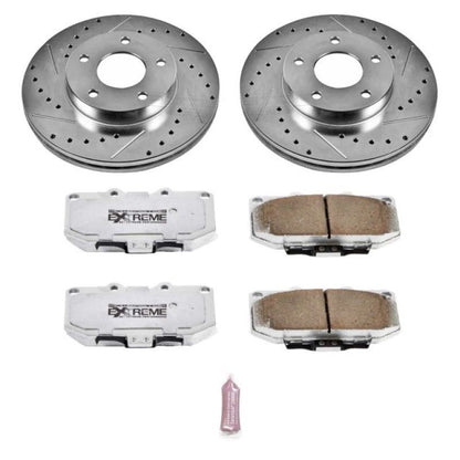 Power Stop 89-90 Nissan 300ZX Front Z26 Street Warrior Brake Kit PowerStop