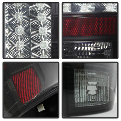 Spyder Chevy Suburban/GMC Yukon/Yukon Denali 07-14 LED Tail Lights Blk Smke ALT-YD-CSUB07-LED-BSM SPYDER