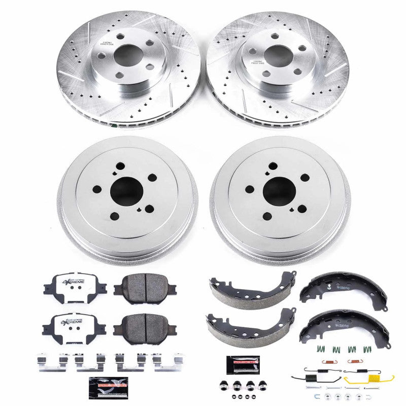 Power Stop 01-05 Toyota Celica Front & Rear Z26 Street Brake Kit PowerStop