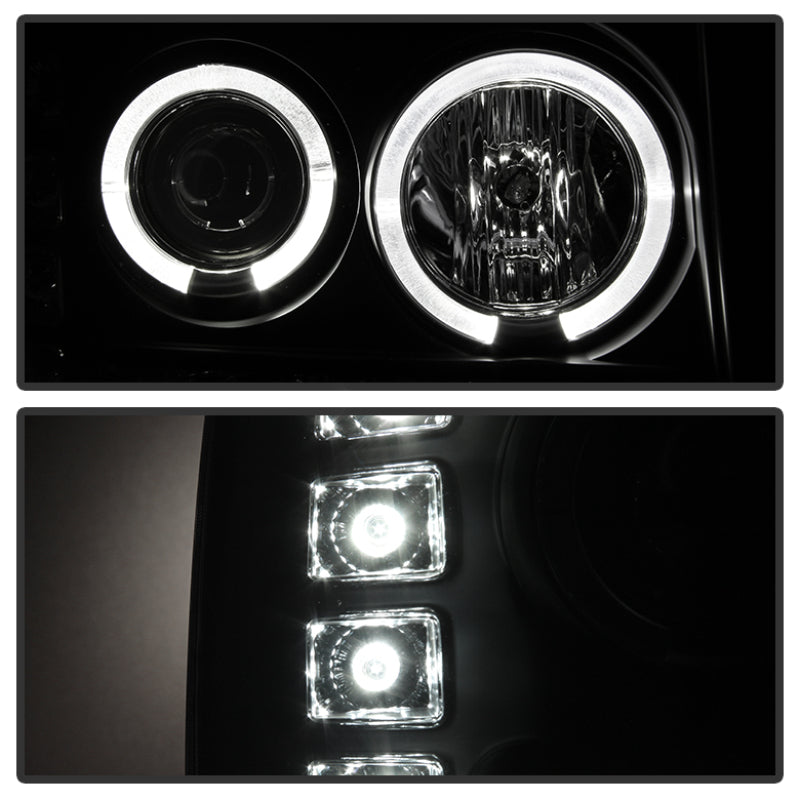 Spyder GMC Sierra 1500/GMC Sierra Denali 08-13 Projector LED Halo- LED Blk PRO-YD-GS07-HL-BK SPYDER