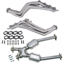 Load image into Gallery viewer, BBK 96-98 Ford Mustang Cobra 4.6L 1-5/8 Long Tube Headers w/High Flow Catted X-Pipe (Ti Ceramic)