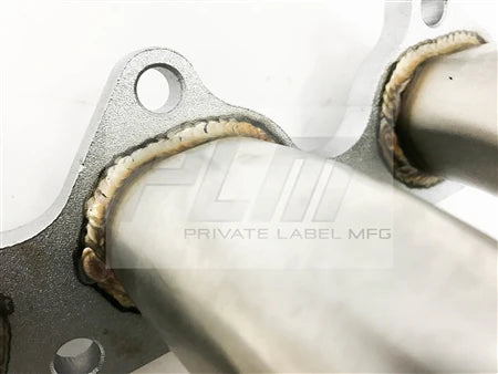 PLM Power Driven H-Series Hood Exit Race Header 4-1 Megaphone H22 F20B H22A - PLM-HH-HOOD-HEADER-SHIELD