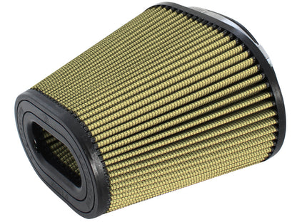 afe Magnum FORCE Intake Rplcmnt Air Filter (5-1/4x7)IN F x (6-3/8x10)IN B x (4-1/2x6-3/4)IN Tx8IN H