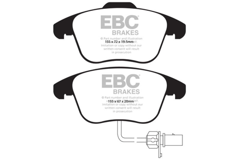 EBC Ultimax2 Front Brake Pads - UD1535 EBC