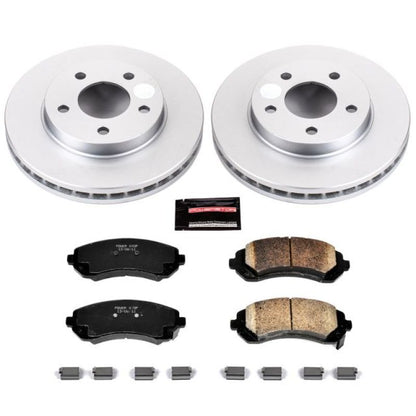 Power Stop 02-07 Buick Rendezvous Front Z17 Evolution Geomet Coated Brake Kit PowerStop