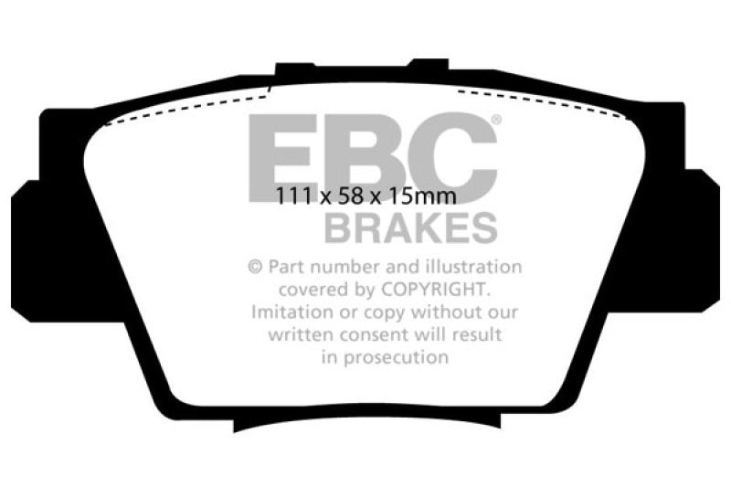 EBC RedStuff Rear Brake Pads - DP3873C