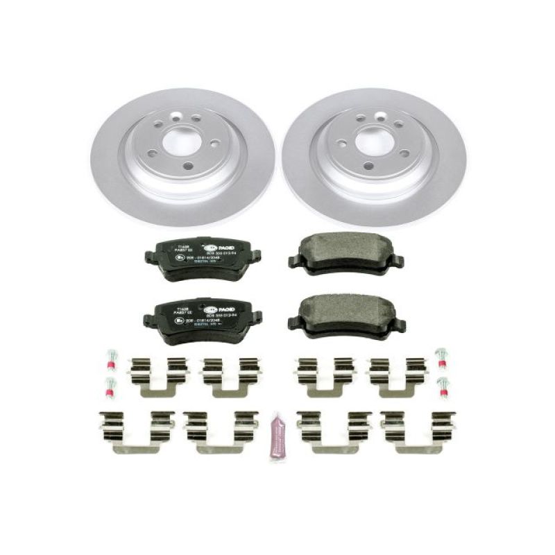 Power Stop 11-18 Volvo S60 Rear Euro-Stop Brake Kit PowerStop