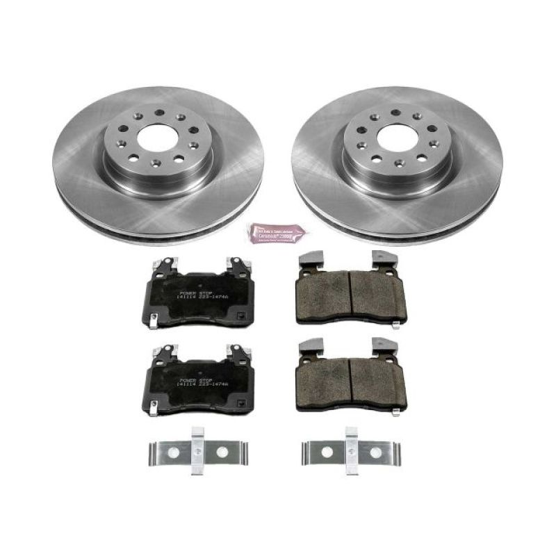 Power Stop 16-18 Cadillac CT6 Front Autospecialty Brake Kit