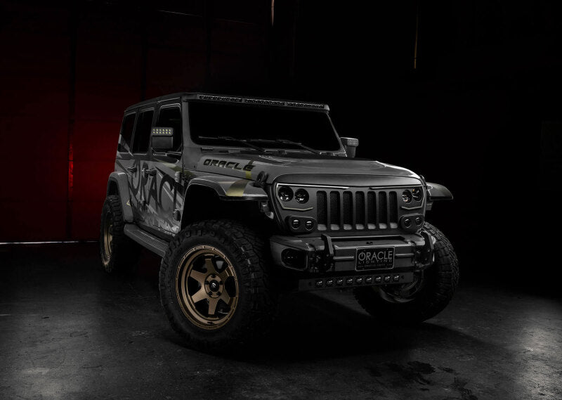 Oracle Jeep Wrangler JL/Gladiator JT Integrated Windhsiled LED Light Bar System ORACLE Lighting