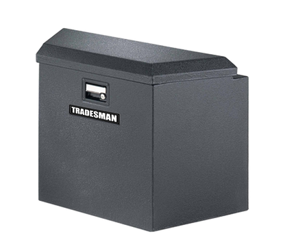 Tradesman Steel Trailer Tongue Storage Box (16in.) - Black Tradesman