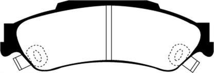 EBC GreenStuff Rear Brake Pads - DP61602 EBC