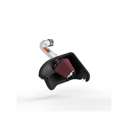 K&N 16-17 Chevy Camaro 3.6L Silver Typhoon Short Ram Intake