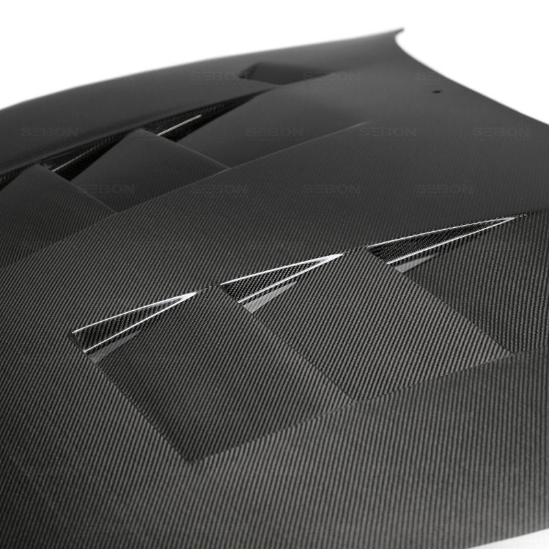 Seibon TS-style carbon fiber hood for 1993-1998 Toyota Supra - HD9398TYSUP-TS