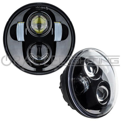 ORACLE 5.75" 40W REPLACEMENT LED HEADLIGHT 6914-504 - BLACK BEZEL ORACLE Lighting