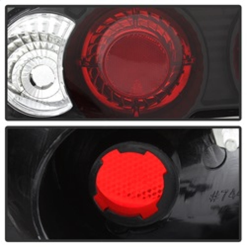 Spyder Acura RSX 02-04 Euro Style Tail Lights Black ALT-YD-ARSX02-BK SPYDER