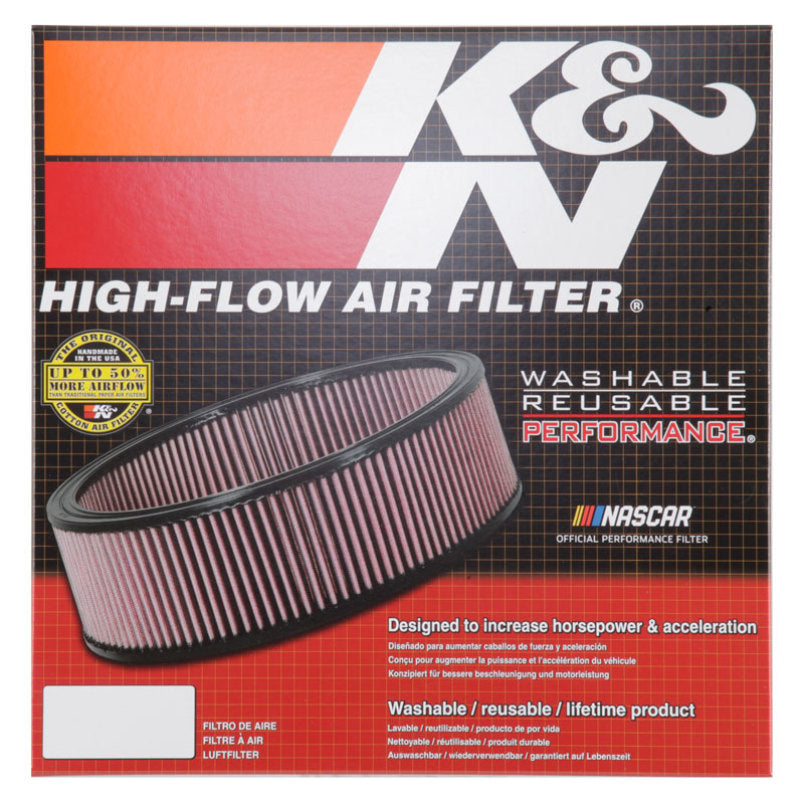 K&N Custom Air Filter 14in. OD 12 11/16in. ID 3in. Height K&N Engineering