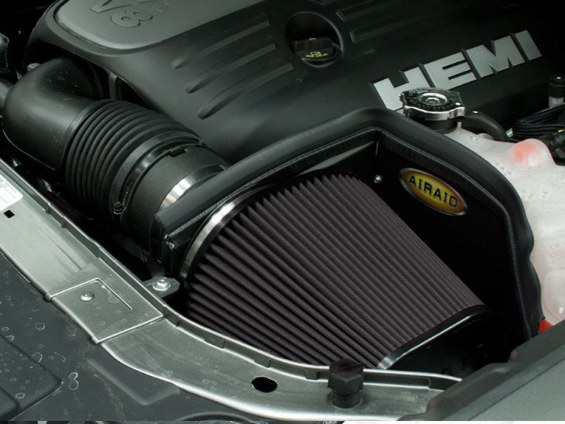 Airaid 11-13 Dodge Charger/Challenger 3.6/5.7/6.4L CAD Intake System w/o Tube (Dry / Black Media) Airaid