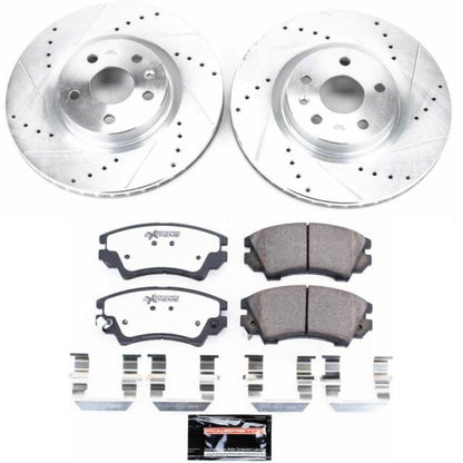 Power Stop 11-17 Chevrolet Caprice Front Z26 Street Warrior Brake Kit PowerStop