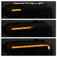 Load image into Gallery viewer, xTune Toyota Tacoma 16-18 DRL Light Bar Projector Headlights - Black PRO-JH-TTA16-LBDRL-BK