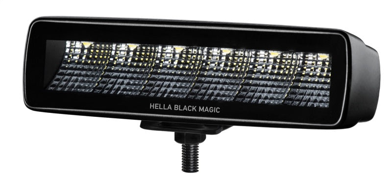 Hella Universal Black Magic 6 L.E.D. Mini Light Bar - Flood Beam Hella