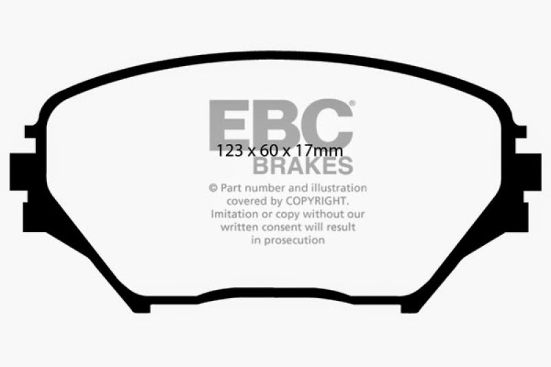 EBC Ultimax2 Front Brake Pads - UD862 EBC