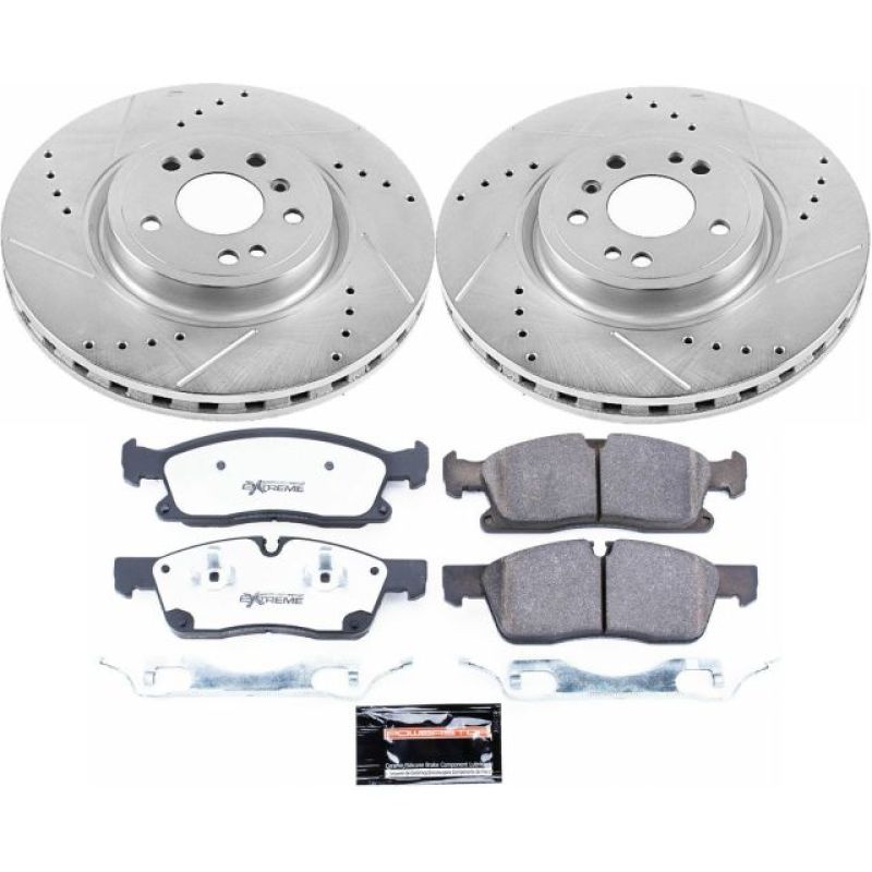 Power Stop 2016 Mercedes-Benz GLE300d Front Z36 Truck & Tow Brake Kit PowerStop