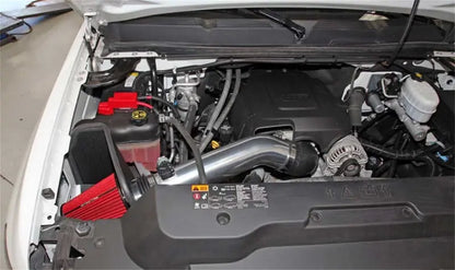 Spectre 11-13 GM 2500HD/3500HD V8-6.0L F/I Air Intake Kit - Polished w/Red Filter Spectre