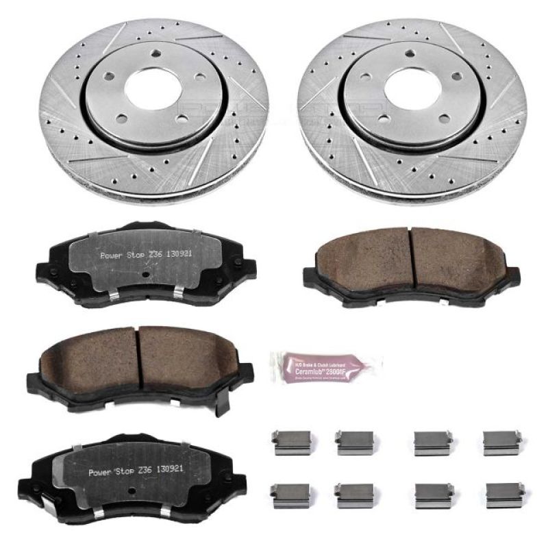 Power Stop 08-16 Chrysler Town & Country Front Z36 Truck & Tow Brake Kit PowerStop