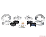 Agency Power Big Brake Kit Front and Rear Black Polaris RZR Turbo 14-18