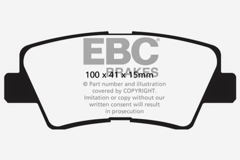 EBC GreenStuff Rear Brake Pads - DP22031 EBC