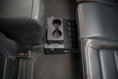 DV8 21+ Ford Bronco Rear Seat Cup Holder and Molle Panels (2-Door Models)