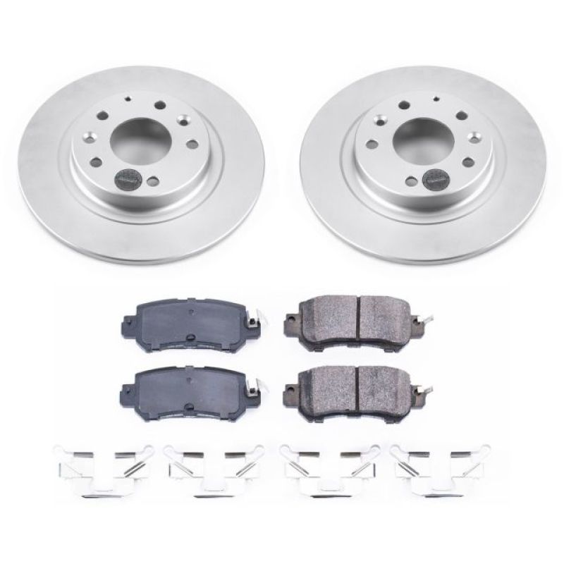 Power Stop 16-18 Mazda CX-3 Rear Z17 Evolution Geomet Coated Brake Kit PowerStop