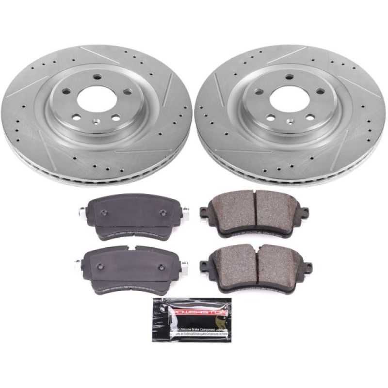 Power Stop 17-19 Audi A4 Rear Z23 Evolution Sport Brake Kit PowerStop