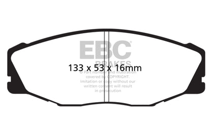 EBC YellowStuff Front Brake Pads - DP41712R EBC