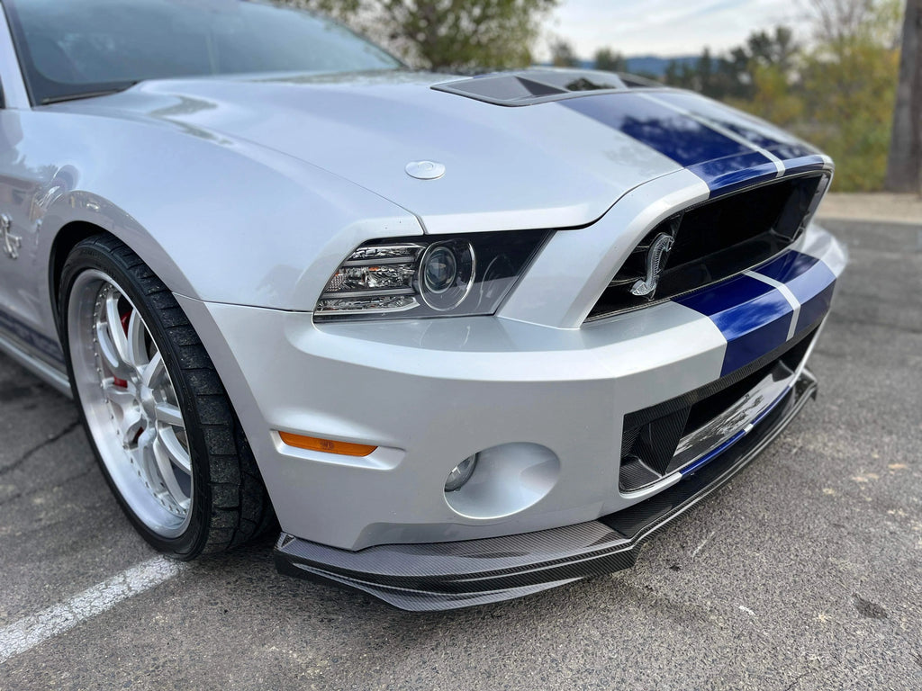 Anderson Composites 2010 - 2014 Mustang Shelby GT500 Type-OE Carbon Fiber Front Lip - AC-FL1213FDGT-OE