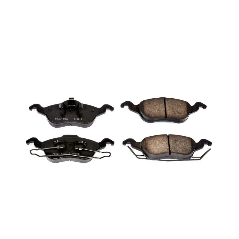 Power Stop 00-04 Ford Focus Front Z16 Evolution Ceramic Brake Pads PowerStop