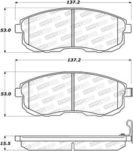 Load image into Gallery viewer, StopTech Premium Ceramic Brake Pads - 308.08152