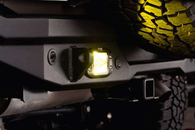 DV8 3-Inch Elite Series LED Amber Flush Mount Pod Light  BE3FMW40W