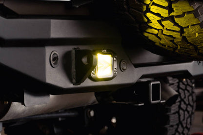 DV8 3-Inch Elite Series LED Amber Flush Mount Pod Light  BE3FMW40W