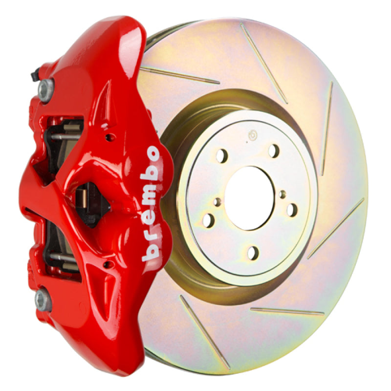 Brembo 15-21 WRX (VA) Front GT BBK 4 Piston Cast 326 x30 1pc Rotor Slotted Type-1-Red Brembo