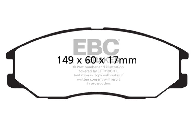 EBC GreenStuff Front Brake Pads - DP61558 EBC