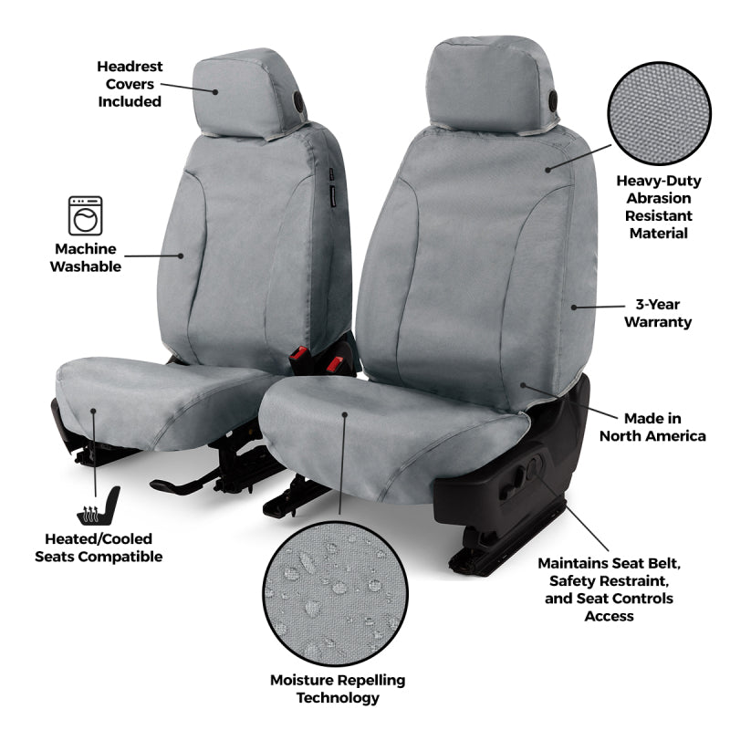 Covercraft 26-Toyota RAV4 LE SeatSaver Custom Seat Cover - Waterproof Grey