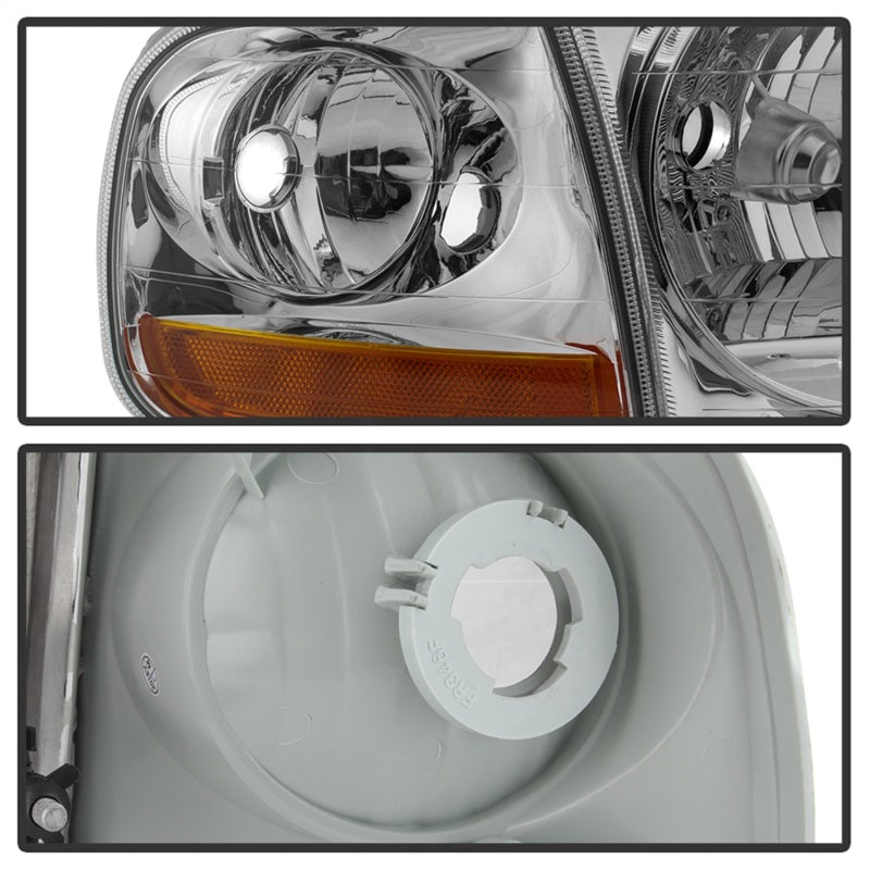 xTune 97-03 Ford F-150 4pc OEM Style Headlights w/Corner - Chrome (HD-JH-FF15097-L-SET-C) SPYDER