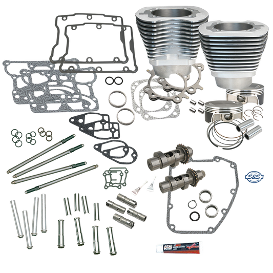 S&S Cycle 2007+ BT 106in Big Bore Hot Set Up Kit w/o Cylinder Heads - 900-0355