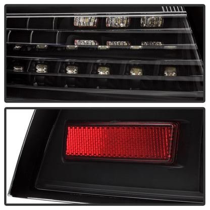 Spyder 08-09 Pontiac G8 Version 2 Light Bar LED Tail Lights - Black - ALT-YD-PG808V2-LB-BK SPYDER