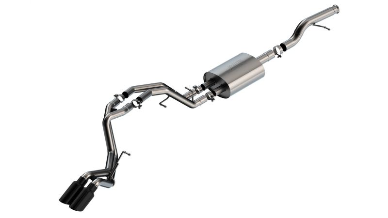 Borla 21-22 Chevrolet Tahoe .3L V8 AT 2/4WD Touring Cat-Back Exhaust (Black Chrome) Borla