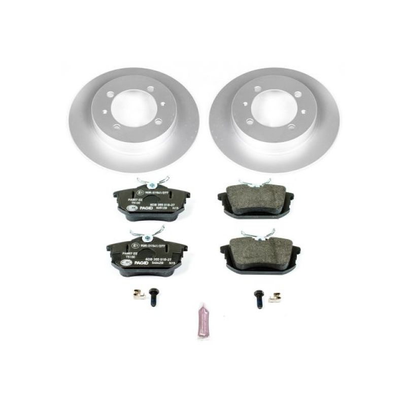 Power Stop 00-04 Volvo S40 Rear Euro-Stop Brake Kit PowerStop
